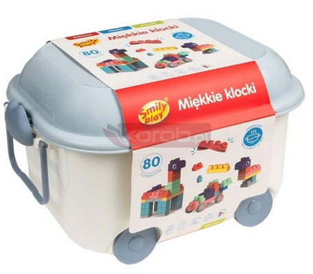Klocki miękkie 80el