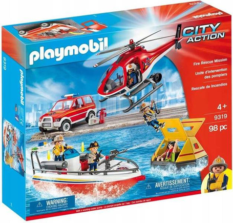 PLAYMOBIL City Action 9319 Misja ratownicza straży pożarnej