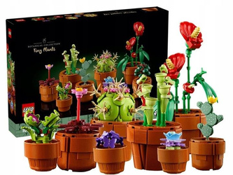 LEGO ICONS 10329 MAŁE ROŚLINKI, kwiatki w doniczkach, pomysł na prezent