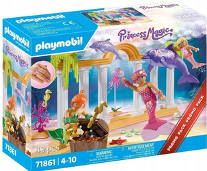PLAYMOBIL PRINCESS MAGIC 71861 Syrenki ze skarbem i delfinem zestaw +4 lata