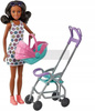 Lalka Barbie Skipper z wózkiem i bobasem HHB68