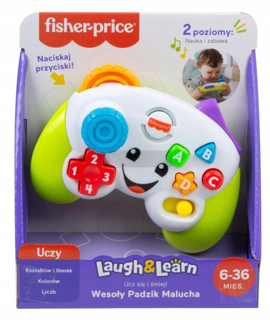 FISHER PRICE WESOŁY PADZIK MALUSZKA interaktywna zabawka dla malucha +6m JFF52