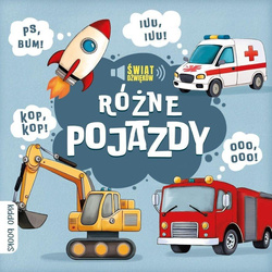 Książeczka kartonowa różne pojazdy