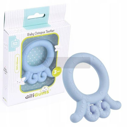 Gryzak Ośmiornica Baby jasnoniebieski