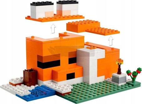 LEGO Minecraft 21178 Siedlisko lisów