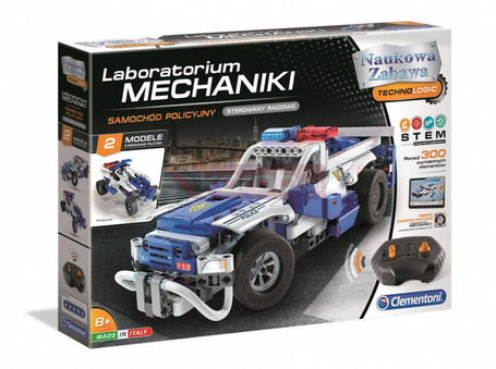 Zestaw naukowy Samochód policyjny RC
