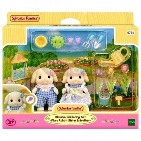 Zestaw kwiatowy z figurkami Flora Rabbit