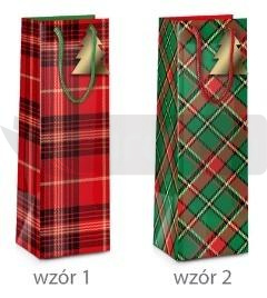 Torba prezentowa Boże Narodzenie B 11x11x36cm MIX