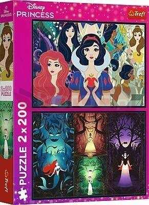 Puzzle 2x200 Czarujące księżniczki TREFL