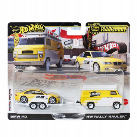 HOT WHEELS Team Transport Legends Tour JFM93 BMW M3 /HW Rally Hauler