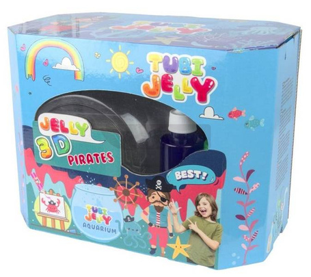 Tubi Jelly 8 kolorów + akwarium - Piraci TUBAN
