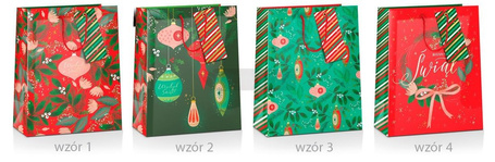Torba prezentowa Boże Narodzenie 18x10x23cm MIX