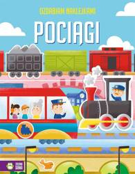 Ozdabiam naklejkami. Pociągi