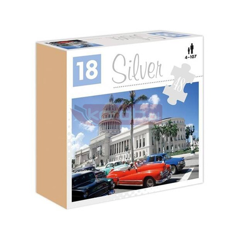 Puzzle 48 Samochody Silver ALEX