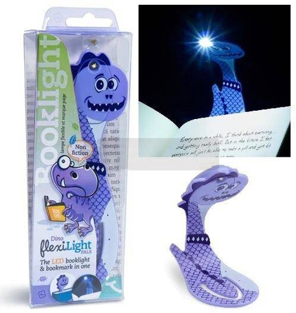 Flexilight Pals Dinosaur Purple Lampka do książki
