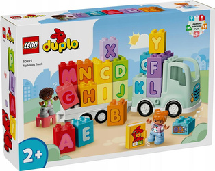 LEGO DUPLO 10421 CIEŻARÓWKA Z ALFABETEM zestaw klocków dla dzieci +2 lata