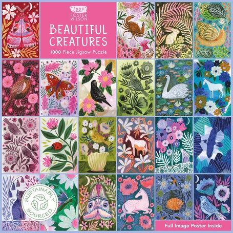 Puzzle 1000 Beautiful Creatures Lee Foster-Wilson