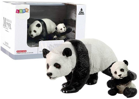 Zestaw figurek Panda z młodą Pandą