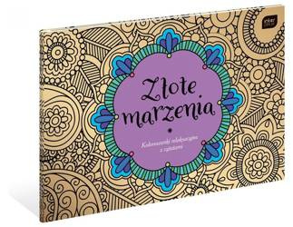 Kolorowanka A4 relaksacyjna Złote marzenia