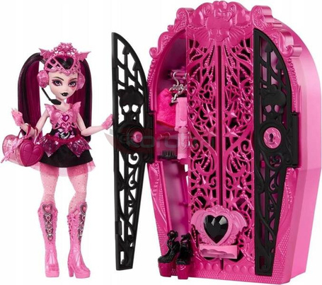 LALKA MONSTER HIGH STRASZYSEKRETY SERIA 4 POTWORNE ZAGADKI Draculaura HXH84