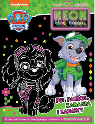 Psi Patrol. Neon. Moc koloru. Zadania i zabawy
