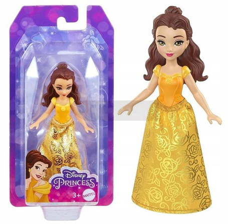 LALKA KSIĘŻNICZKA BELLA mała laleczka 9 cm HLW78