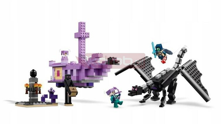 LEGO MINECRAFT 21264 SMOK KRESU I STATEK KRESU zestaw klocków dla dzieci 8+