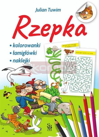Rzepka. Kolorowanki, łamigłówki, naklejki
