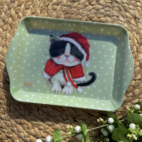 Taca mała Świąteczny kotek w przebraniu Święta