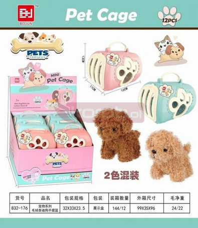 Zestaw transporter dla zwierząt MIX