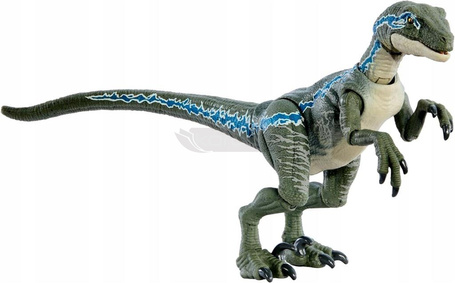 JURASSIC WORLD HAMMOND COLLECTION DINOZAUR Velociraptor Blue HTV62