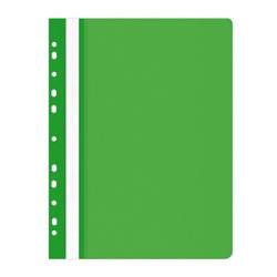 Skoroszyt A4 PP wpinany zielony (25szt)