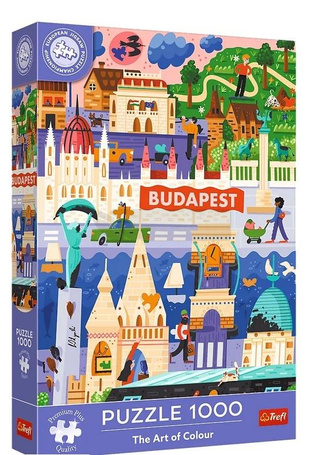 Puzzle 1000 The Art of Colour: Budapeszt... TREFL