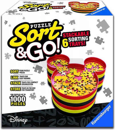 Pojemniki na puzzle Mickey's Sort&Go! 