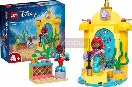 LEGO DISNEY PRINCESS 43235 SCENA MUZYCZNA ARIELKI zestaw klocków dla dziec
