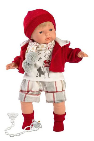 Lalka 38555 Sasha płacząca czerwona 38cm