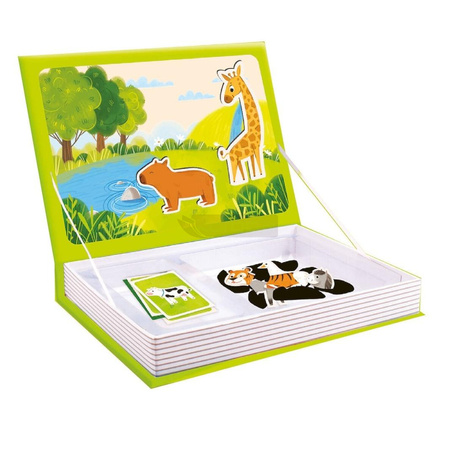 Książka magnetyczna - Puzzle Zwierzęta