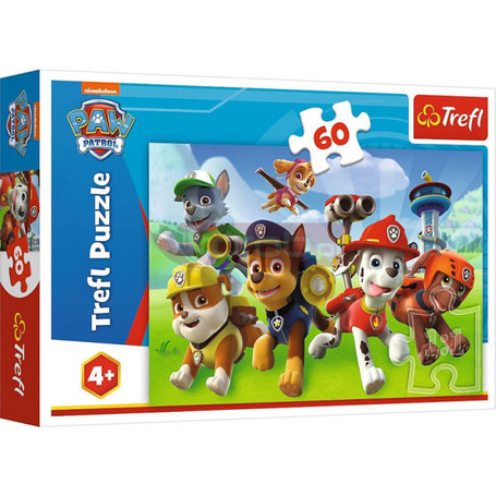 Puzzle 60 elementów - Psi Patrol, Gotowi do akcji