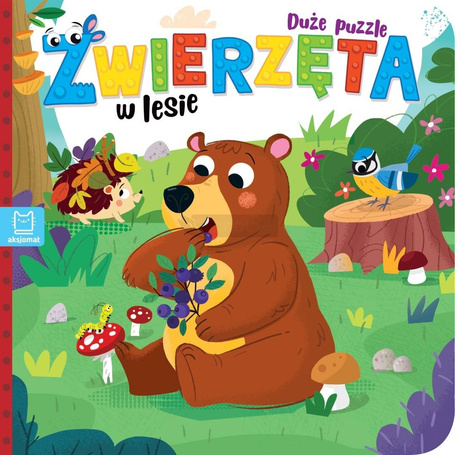 Duże puzzle. Zwierzęta w lesie