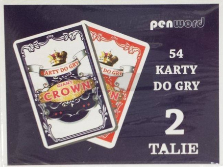 Karty do gry 54 2 talie