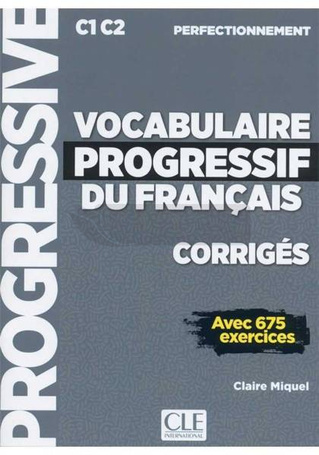Vocabulaire progressif du francais C1/C2 klucz