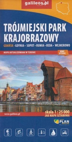Mapa - Trójmiejski Park Krajobrazowy 1:25 000
