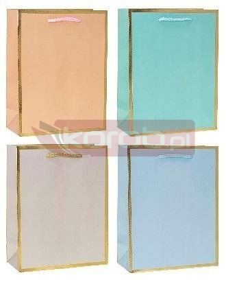 Torebka ozdobna 31x40x12cm mix ROZETTE
