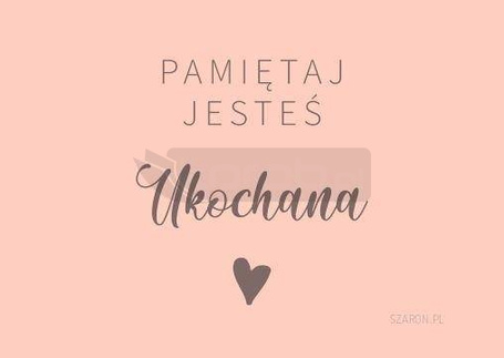 Magnes na lodówkę - Pamiętaj jesteś Ukochana róż