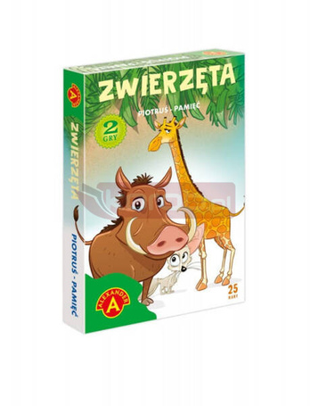 Karty Piotruś Pamięć: Zwierzęta