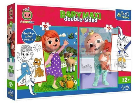 Puzzle 2x10 Baby Maxi Cocomelon Przyjaciele TREFL