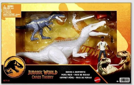 JURASSIC WORLD CHAOS THEORY DINOZAUR Baryonyx, Monolophosaurus & Darius JCG22