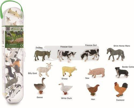 Zwierzęta na farmie mini Box