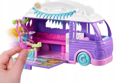 LALKA POLLY POCKET GALMPINGOWY VAN KAMPER zestaw do zabawy +4 lata JCC32
