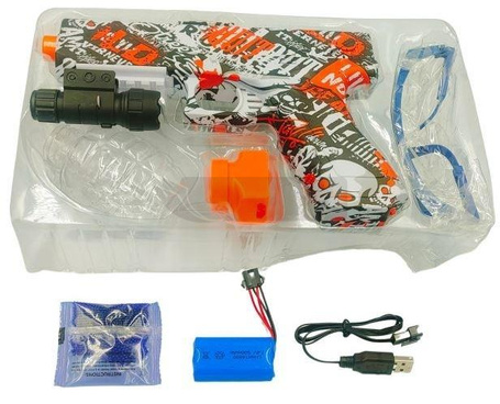 Pistolet na kulki żelowe i strzałki z ładowrką